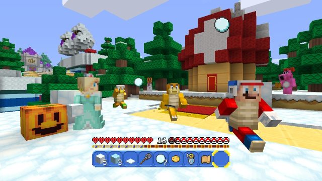 mario and minecraft