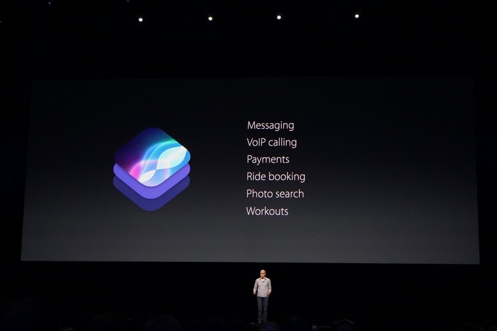 The types of apps that can take advantage of the newly opened Siri. 