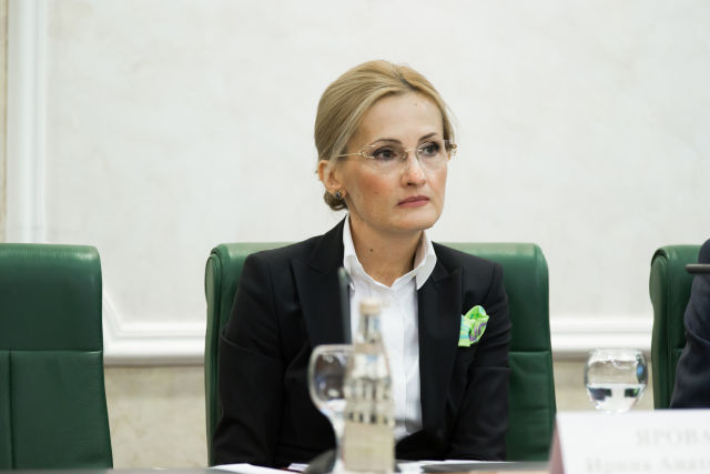 Irina Yarovaya, the driving force behind Russia's tough new anti-terrorism law.