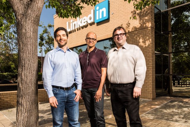 linkedin ceo jeff microsoft outlook