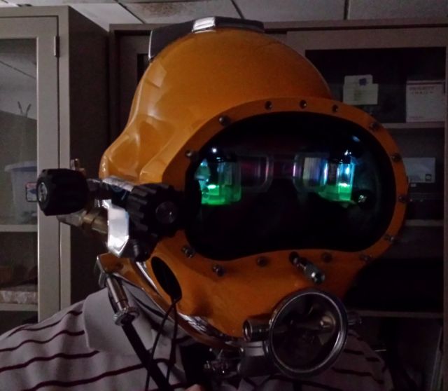 The DAVID helmet: basically Microsoft HoloLens for the underwater set.