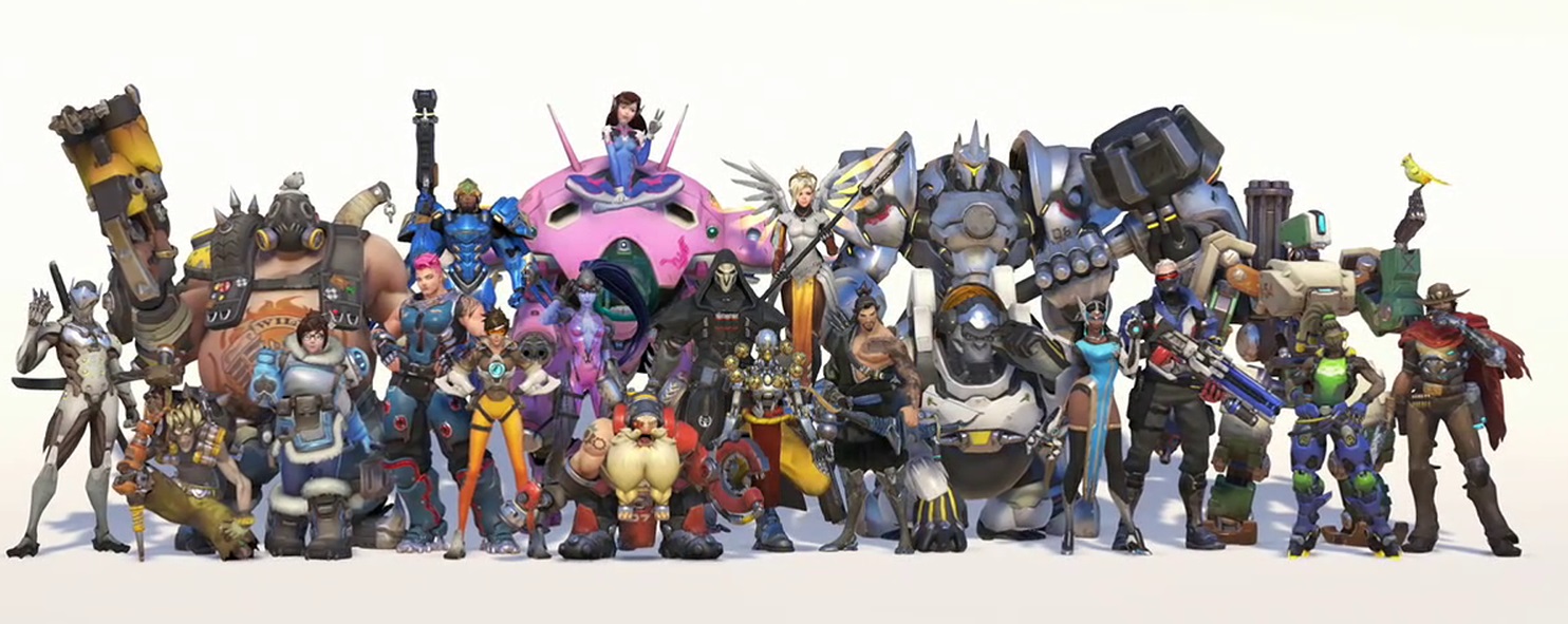 Characters overwatch Heroes skins