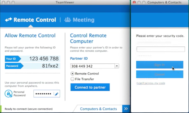 teamviewer install on client with premium account