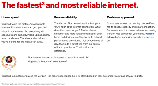 verizon router speed