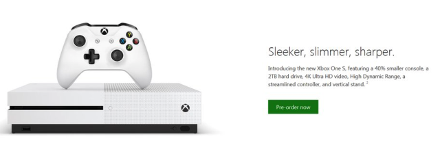 Xbox one hot sale slim price