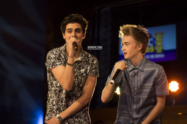 Jack Johnson (right), is one of the singers in the pop-rap duo "Jack & Jack."