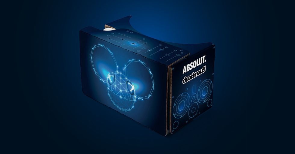 If you haven't yet picked up a Google Cardboard kit for your smartphone, and you really, really like Deadmau5, Absolut will sell you this branded box for less than $20.