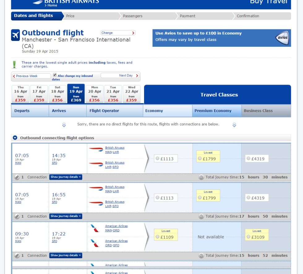 The lowest flight prices are listed up top, right? Right??!