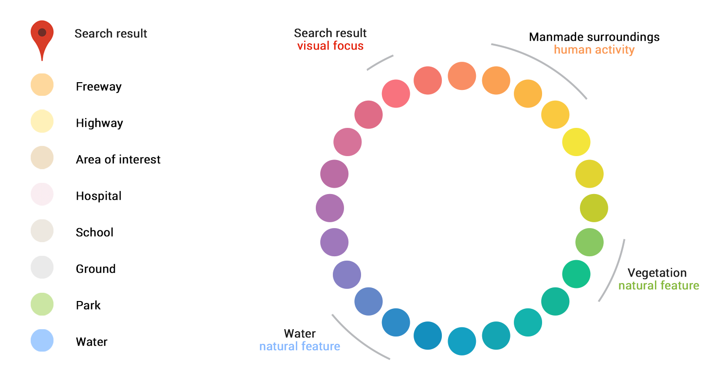 Google Maps Land Color Google Maps cleans up map design, adds “areas of interest” highlight ...