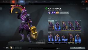My Anti-Mage is wearing golden basher blades; these would cost nearly $200 to buy in the market, due to their rarity and desirability.
