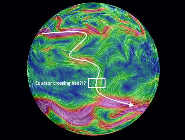 No, the Earth's jet streams are not spinning out of control