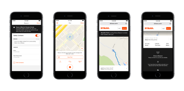 Strava Beacon lets cyclists broadcast their real-time location to friends