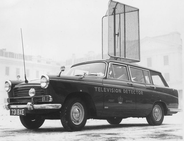 bbc tv detector van