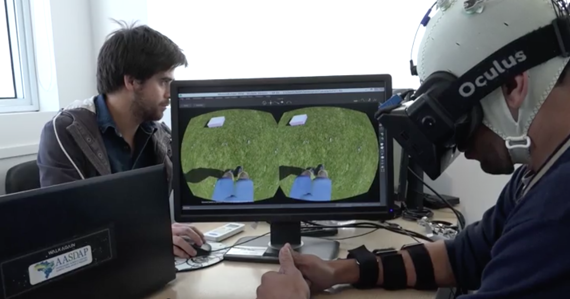 Brain training with exoskeleton and VR spurs recovery for paraplegics ...