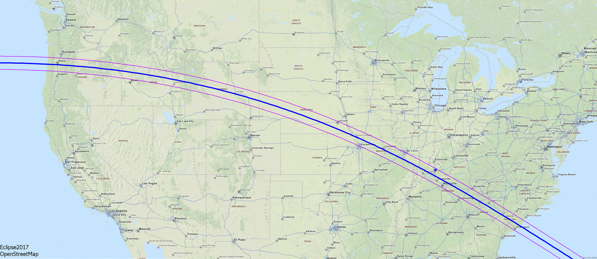 how to see the eclipse today from north america