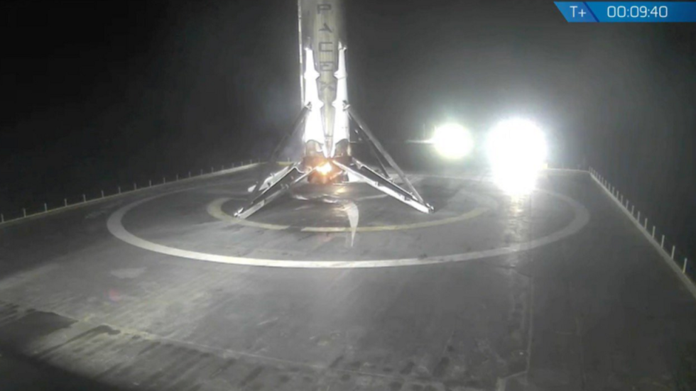 SpaceX nails the landing.