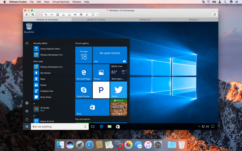 parallels desktop 12 vs vmware fusion 8.5