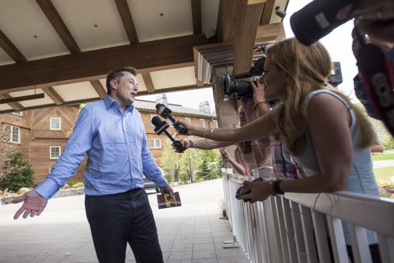 Elon Musk in Idaho in 2015.