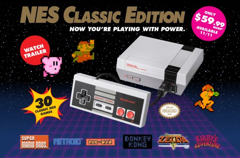 Tiny NES has tiny cord, great graphics