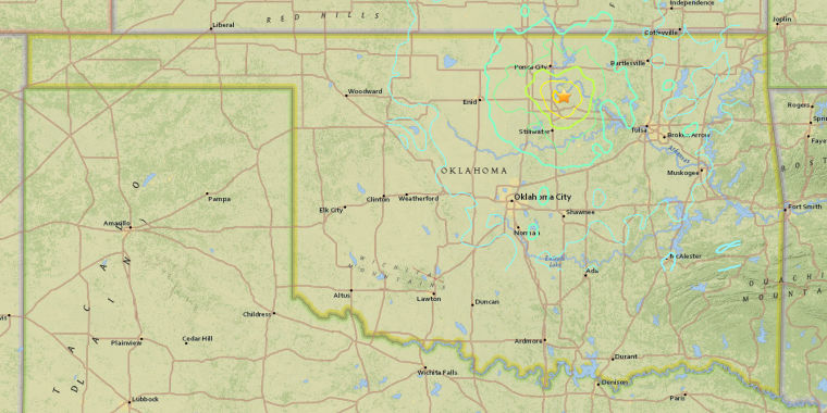 Magnitude 5.8 earthquake in Oklahoma is biggest area has seen [Updated ...