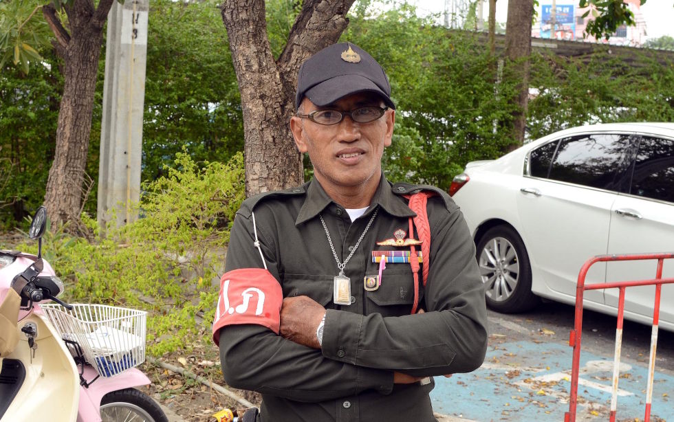 A Thai prison guard.