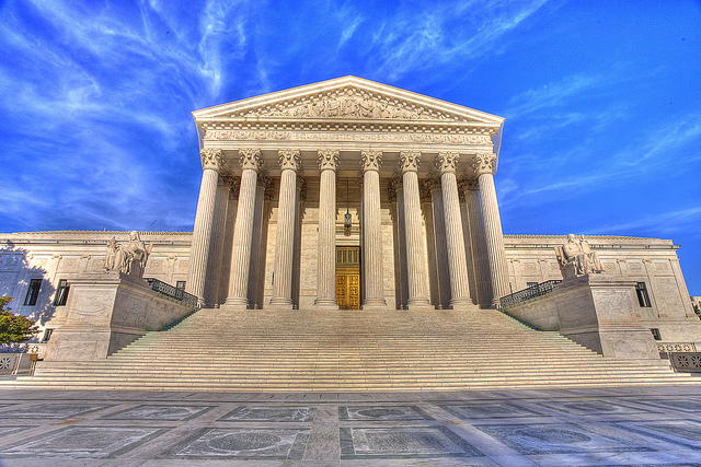 US Supreme Court building.