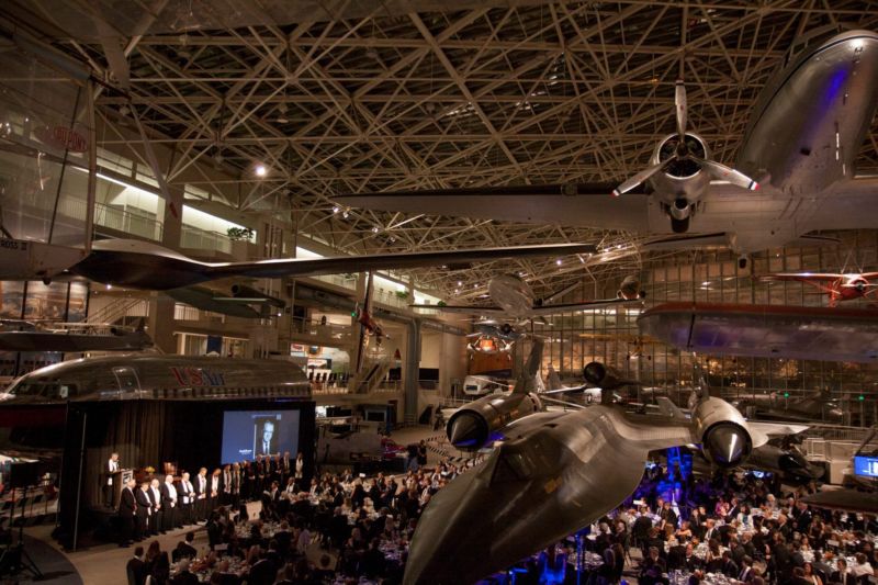 A view of the "Great Gallery" during the 2016 Pathfinder Awards banquet.