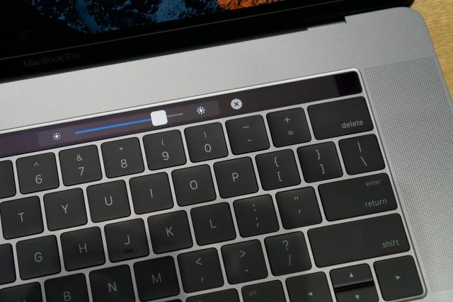 Apple Touch Bar.