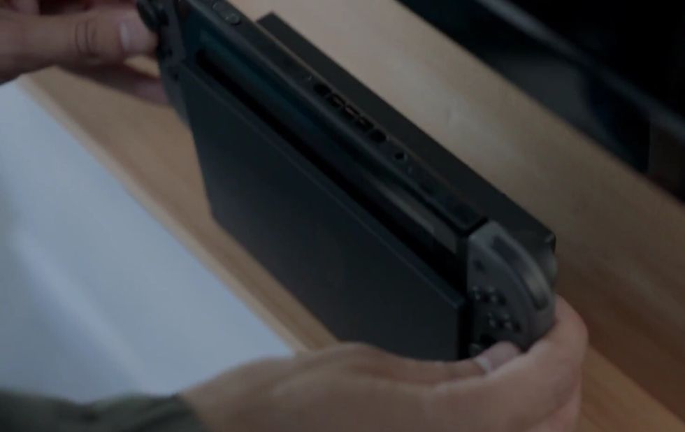 The Switch's fan vent is positioned on the top of the tablet.