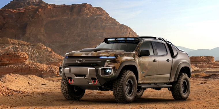 GM and the US Army have developed a monster hydrogen fuel cell truck