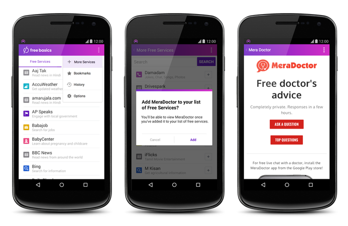 Facebook may bring zero-rated "Free Basics" app to ...