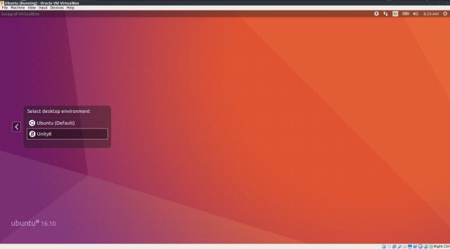 Selecting the Unity 8 session from the login screen is easy, actually running it depends on your hardware. To preview Unity 8 running on an Nvidia card, you can simulate the crash cycle by just closing your eyes. Now open them again and look at the login screen.