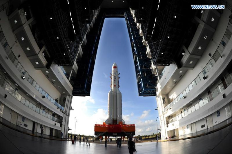 Technology China's Long March 5 rocket made its debut in November, 2016.