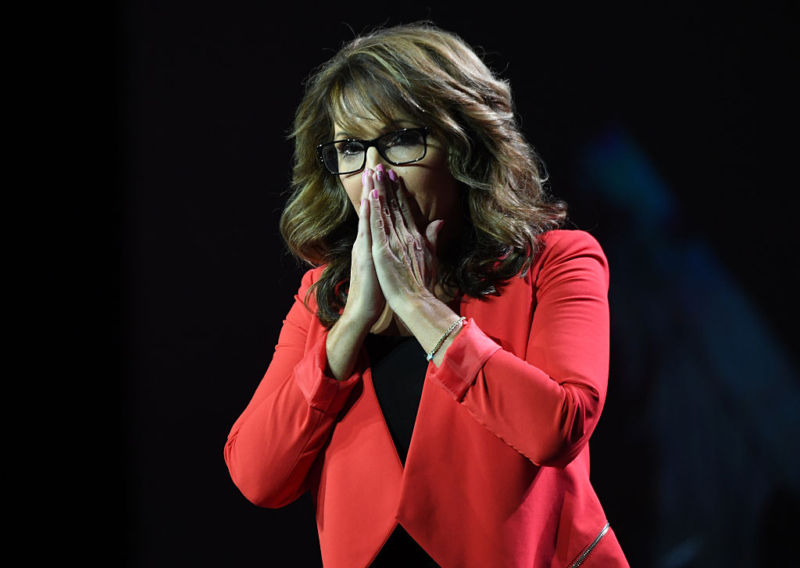 Former GOP vice presidential candidate Sarah Palin.