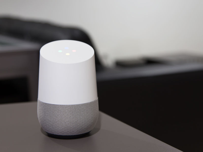 The Google Home. It's listening!