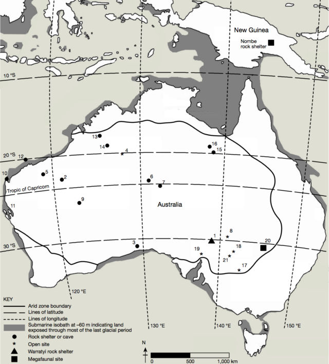 Map Of Australia 50 000 Years Ago Kfrch - Large Map of Asia