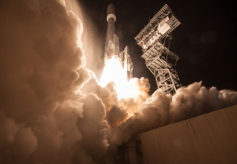 A United Launch Alliance Atlas V 541 lifts off with NASA's GOES-R satellite in November.