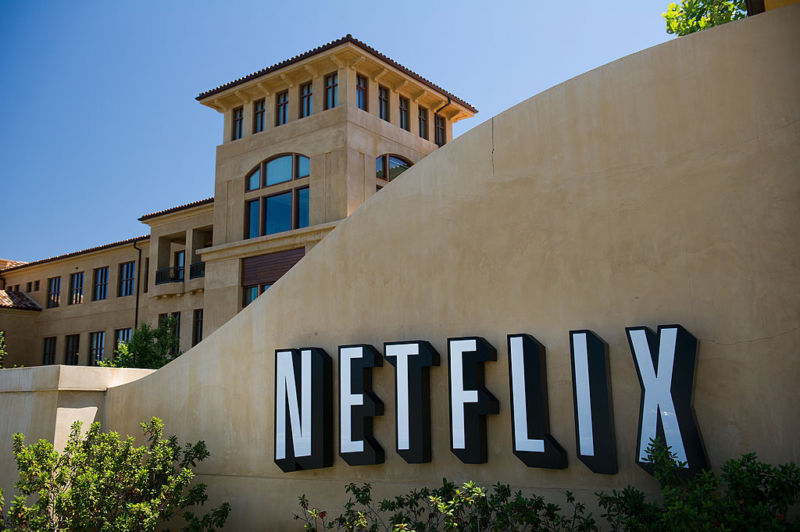 Netflix company headquarters in Los Gatos, California. 