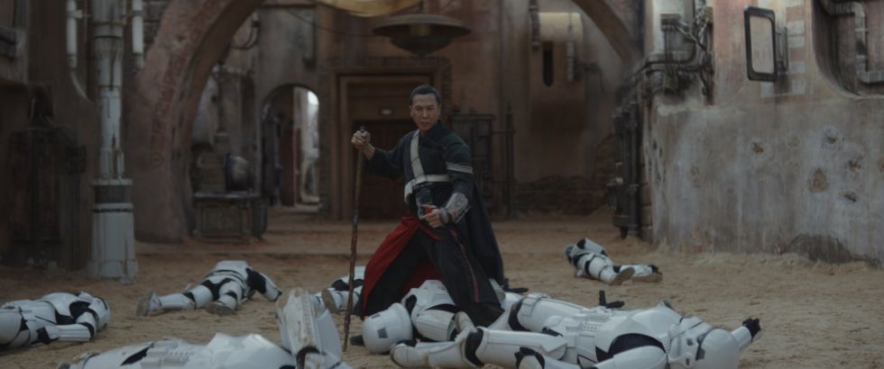 Donnie Yen as Chirrut Imwe. There are memorable characters here and they're played well, but they could all use more screen time.