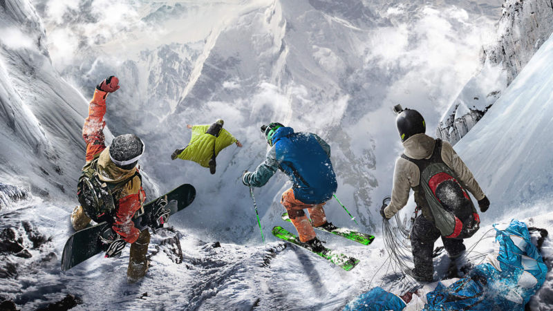 STEEP GAMEPLAY - SKIING, SNOWBOARDING & PARAGLIDING