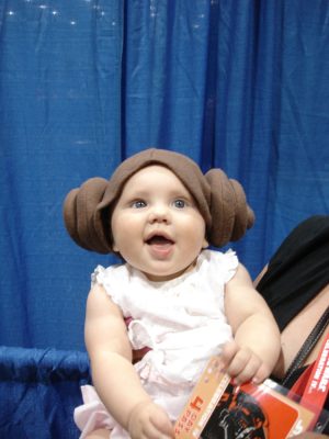 Lucasfilm says that you're more likely to see this baby portray Leia in a future <em>Star Wars</em> film, show, or game than a CGI-ized version of Carrie Fisher.