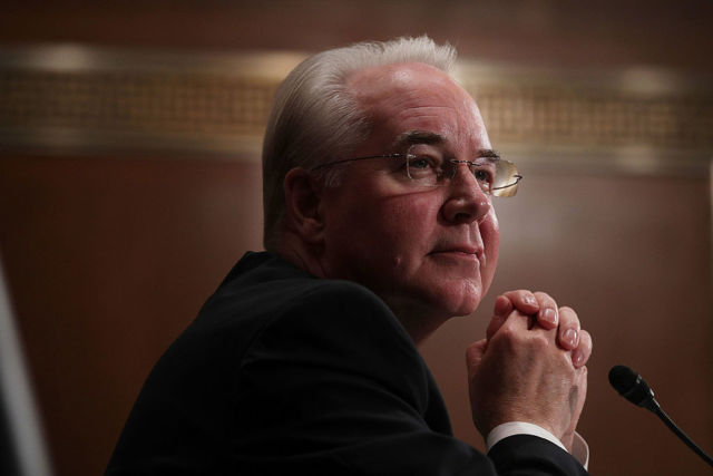 photo of In hearing, Tom Price pitches Democratic-sounding health plan, makes no promises image