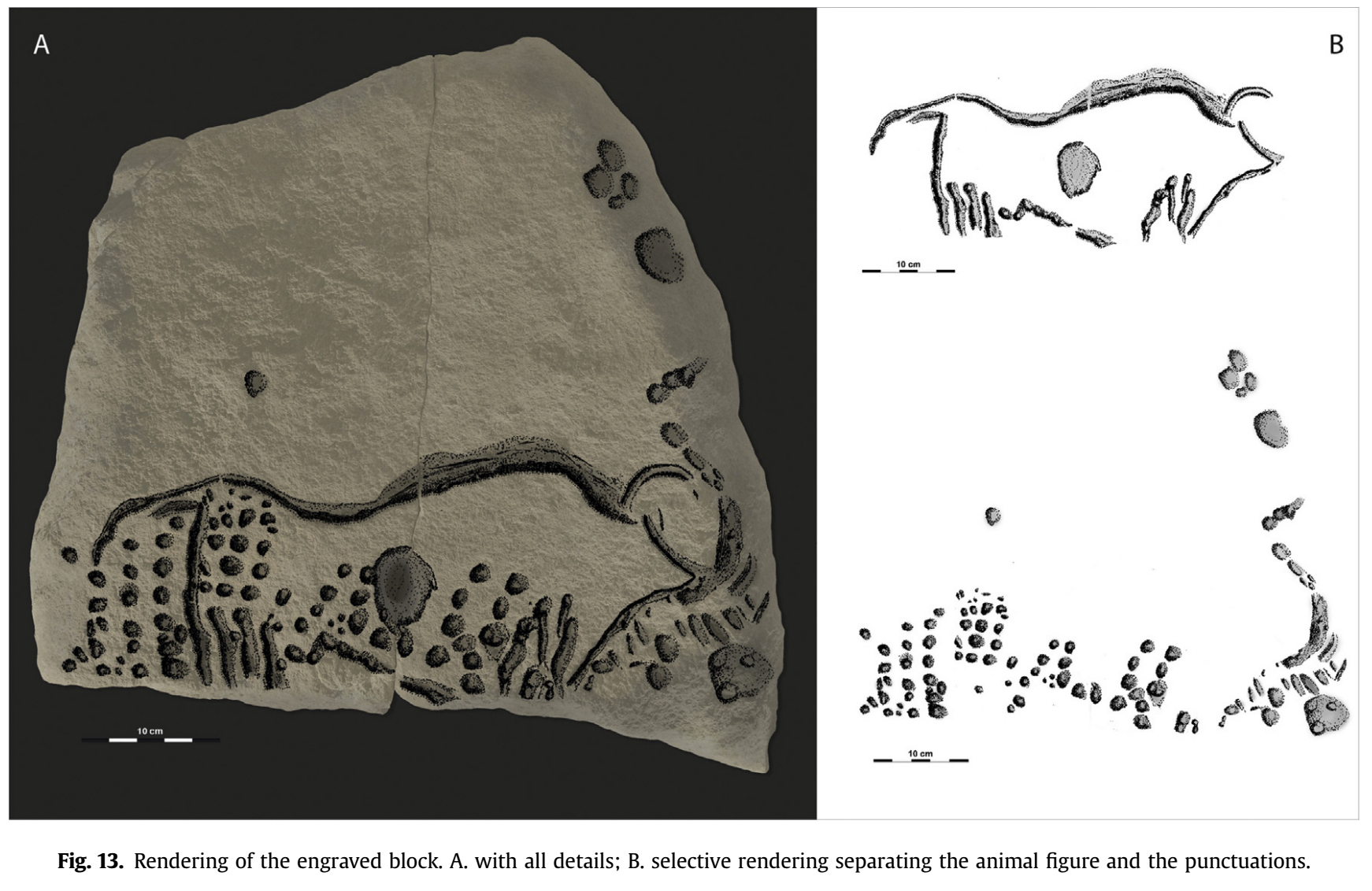 38,000-year-old carving includes enigmatic “punctuation