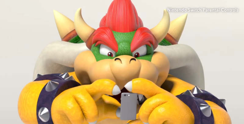 Fun on Bowser's little iPhone.