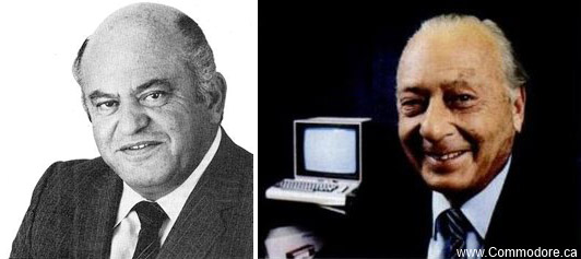 Left: Jack Tramiel. Right: Irving Gould.