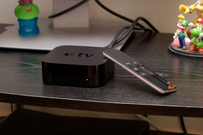 The fourth-gen Apple TV.