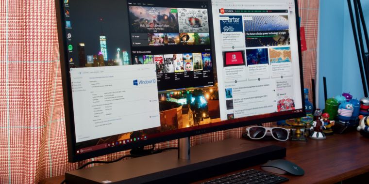 photo of Huge, curved, fast, and loud: HP’s 34-inch Envy all-in-one reviewed image