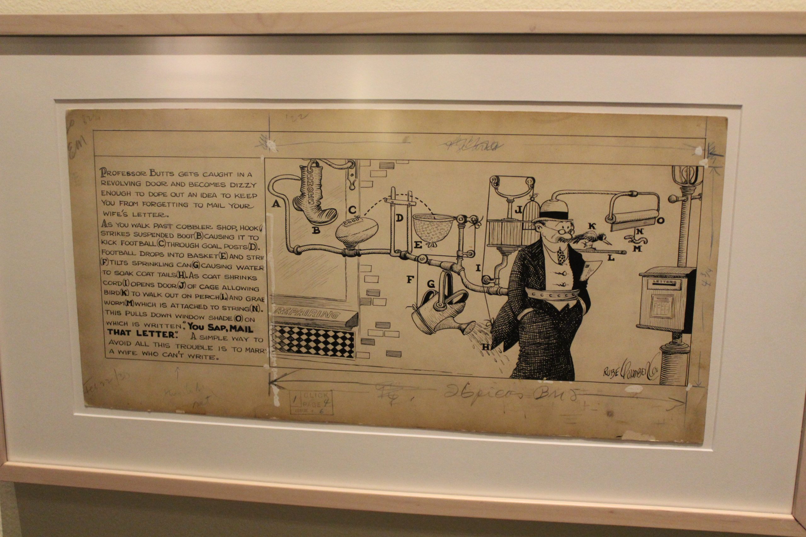 Uss Rube Goldberg Rube Goldberg museum exhibit reminds us why his name is in the ...