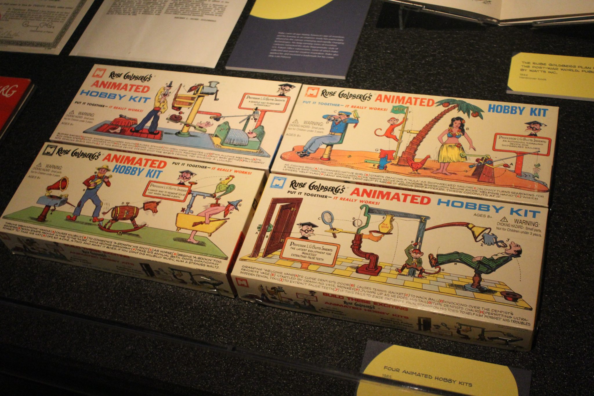 Uss Rube Goldberg Rube Goldberg museum exhibit reminds us why his name is in the ...