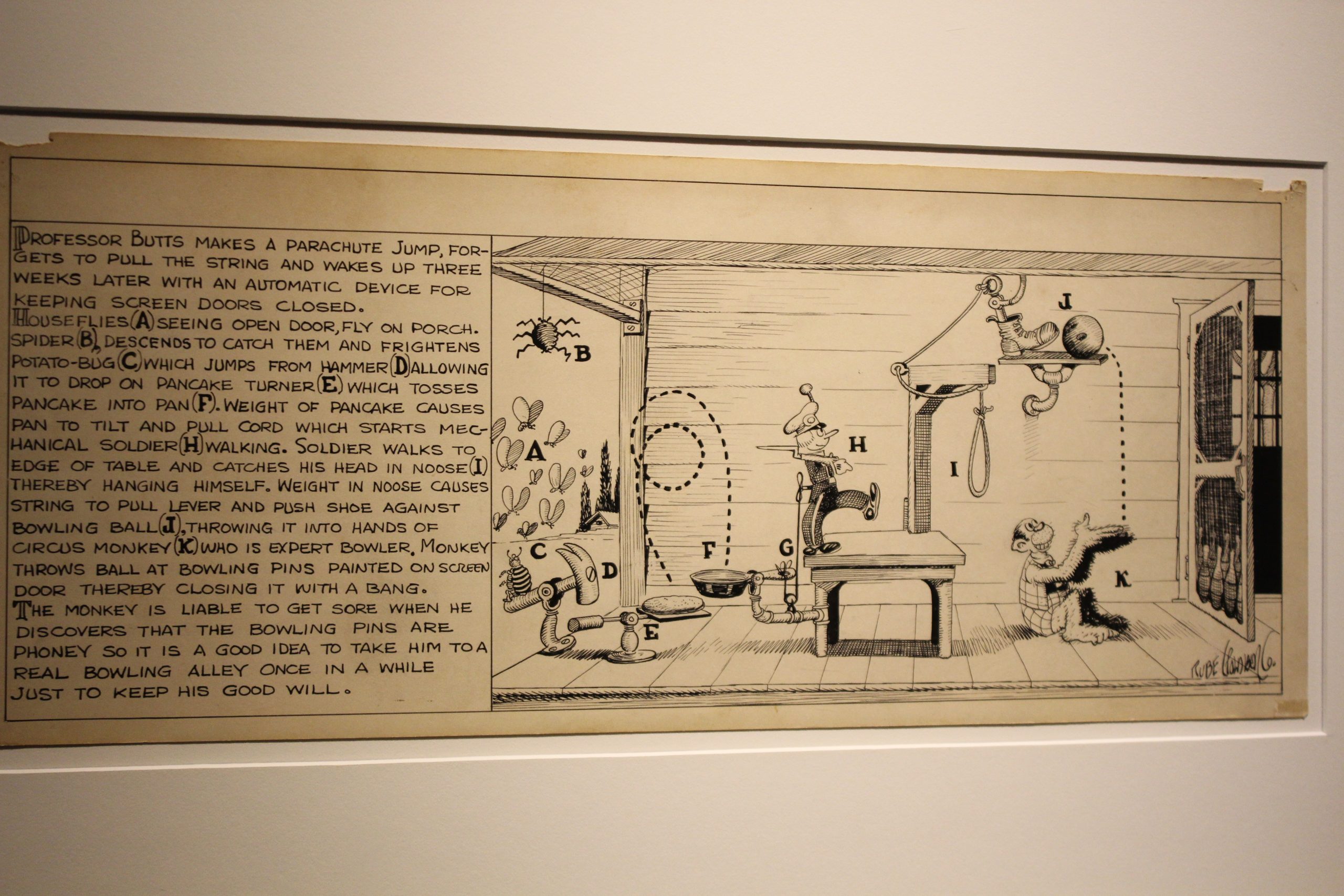 Uss Rube Goldberg Rube Goldberg museum exhibit reminds us why his name is in the ...